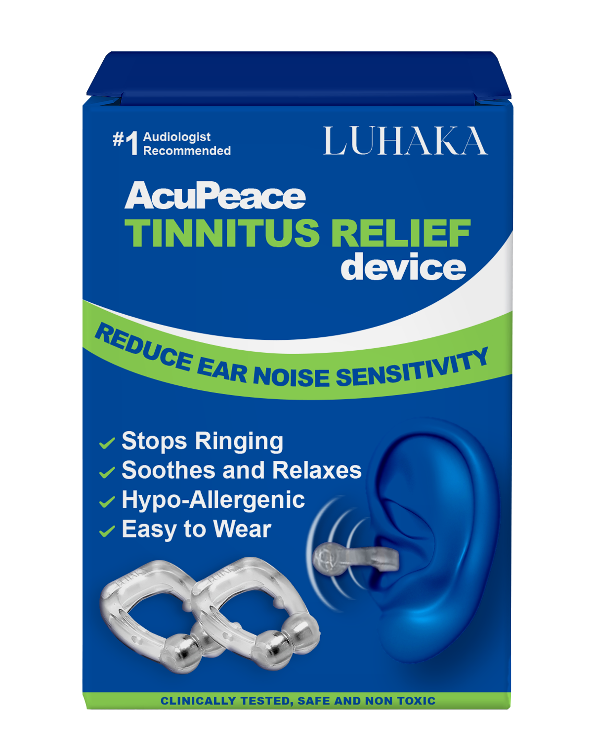 LUHAKA™  AcuPeace Tinnitus Relief Device